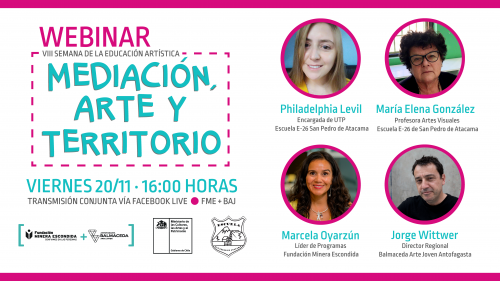 ¡Participa en el webinar “Mediación, arte y territorio”!