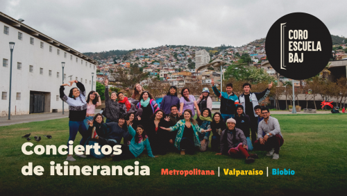 Coros Escuela BAJ realizan sus primeros conciertos masivos en 3 regiones del país
