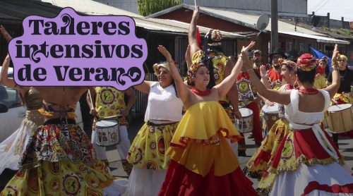 Exploración danzas de Blocos Afro Brasil, danzas de carnaval. 